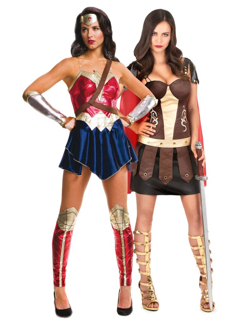 Wonder Woman Paarkostüm mit Kriegerin Damen von BCI