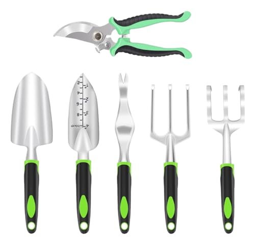 BCJMKDX Gartengeräte, Rostfreies Gartenwerkzeug-Set – langlebige Gartengeräte for drinnen und draußen for Gärtner, Männer und Frauen von BCJMKDX