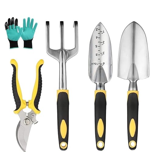 BCJMKDX Gartengeräte, Rostfreies Gartenwerkzeug-Set – langlebige Gartengeräte for drinnen und draußen for Gärtner, Männer und Frauen von BCJMKDX