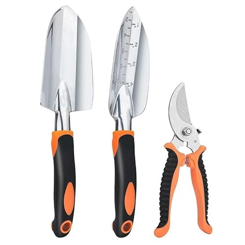 BCJMKDX Gartengeräte, Rostfreies Gartenwerkzeug-Set – langlebige Gartengeräte for drinnen und draußen for Gärtner, Männer und Frauen von BCJMKDX