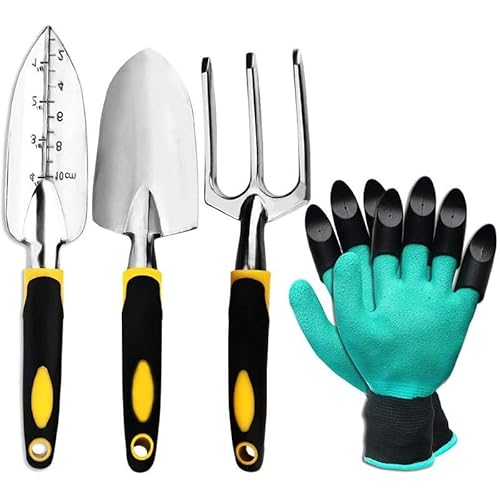 BCJMKDX Gartengeräte, Rostfreies Gartenwerkzeug-Set – langlebige Gartengeräte for drinnen und draußen for Gärtner, Männer und Frauen von BCJMKDX