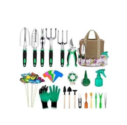 BCJMKDX Gartengeräte, Rostfreies Gartenwerkzeug-Set – langlebige Gartenwerkzeuge for drinnen und draußen for Gärtner, Männer und Frauen von BCJMKDX