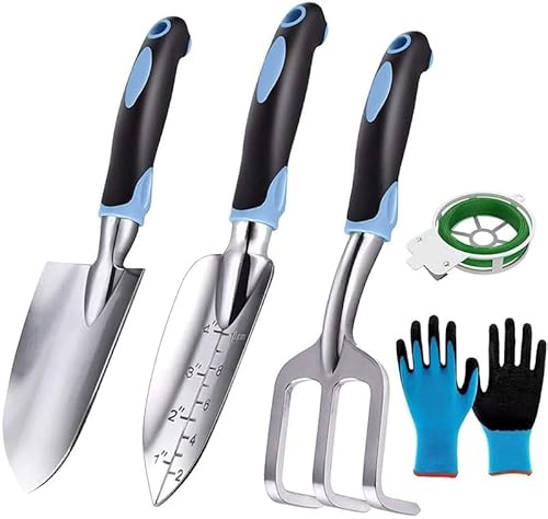 BCJMKDX Gartengeräte, Rostfreies Gartenwerkzeug-Set – perfekt for den Innen- und Außenbereich, for Gärtner, Männer und Frauen von BCJMKDX