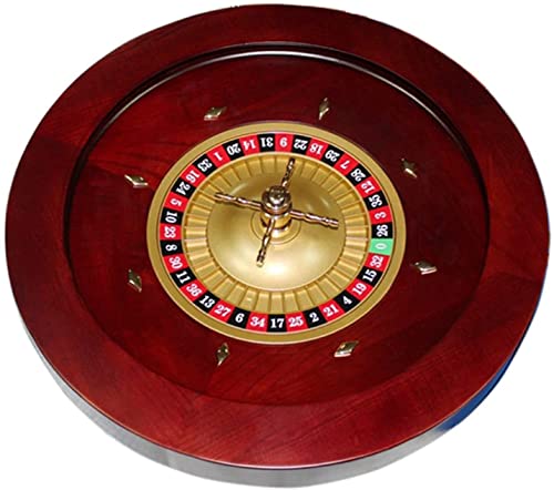 BCJMKDX Roulette, Das Roulette-Radsatz aus Holz mit Einzel-Null-Layout, Präzisionslager in Casino-Qualität, perfektes Roulette-Spiel, Roulette-Tisch, Partyspiel, Requisitentisch-Rad, Mahagoni BCJMKDX Roulette, Das Roulette-Radsatz aus Holz mit Einzel-Null-Layout, Präzisionslager in Casino-Qualität, perfektes Roulette-Spiel, Roulette-Tisch, Partyspiel, Requisitentisch-Rad, Mahagoni von BCJMKDX