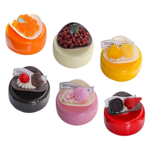BCJMKDX künstliches Brot, Lebensmittel 12 stücke Simulation Kuchen Lebensechte Gefälschte Kuchen Modelle Dessert Modell Künstliche Dessert Decor Gefälschte Desserts von BCJMKDX