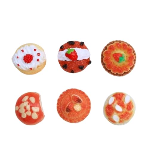 BCJMKDX künstliches Brot, Lebensmittel 6 stücke Miniatur Kuchen Brot DIY Dessert Modell Realistische Künstliche Simulation Kuchen Modell Gefälschte Desserts BCJMKDX künstliches Brot, Lebensmittel 6 stücke Miniatur Kuchen Brot DIY Dessert Modell Realistische Künstliche Simulation Kuchen Modell Gefälschte Desserts von BCJMKDX