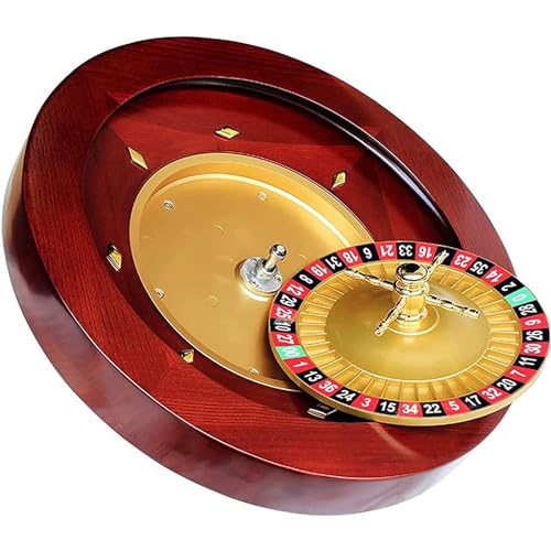 Roulette, Das 20" Casino Grade Deluxe Hochglanz-Roulette-Rad-Set aus Holz, mit Präzisionslagern, weniger Fehlausrichtung, realistischerer Rotation, perfekt for einen Spieleabend zu Hause oder eine Clu Roulette, Das 20" Casino Grade Deluxe Hochglanz-Roulette-Rad-Set aus Holz, mit Präzisionslagern, weniger Fehlausrichtung, realistischerer Rotation, perfekt for einen Spieleabend zu Hause oder eine Clu von BCJMKDX