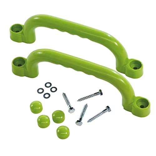 BCOATH 1 Paar Klettergriffe für rutschfeste Spielplatzhandgriffe für Klettergerüste Indoor Outdoor aus Robustem UV Stabilem Kunststoff Einfache Montage Zufällige Farben Zufällige Farbe von BCOATH