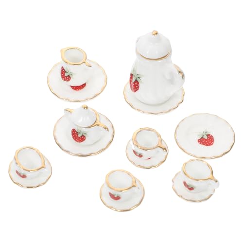 BCOATH 1 Satz Mini Teetasse Ornament Micro Szene Dekoration Puppe Zubehör von BCOATH