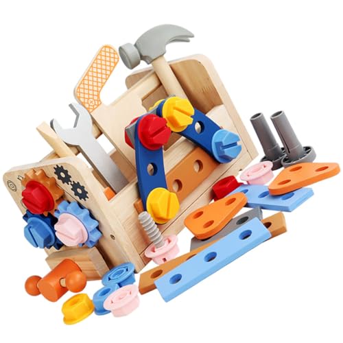 BCOATH 1 Satz Multifunktionales Werkzeugset für Holzspielzeug Hand Augen Koordination und Kreativität Lernspielzeug für Mädchen und Jungen Ab Jahren für Rollenspiele und BCOATH 1 Satz Multifunktionales Werkzeugset für Holzspielzeug Hand Augen Koordination und Kreativität Lernspielzeug für Mädchen und Jungen Ab Jahren für Rollenspiele und von BCOATH
