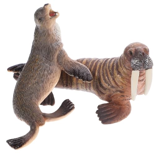 BCOATH 1 Satz Realistischen Meeresbewohnern Simulation von Seelöwe und Walross Kreatives Lernspielzeug für Dekoration für Aquarien und Räume BCOATH 1 Satz Realistischen Meeresbewohnern Simulation von Seelöwe und Walross Kreatives Lernspielzeug für Dekoration für Aquarien und Räume von BCOATH