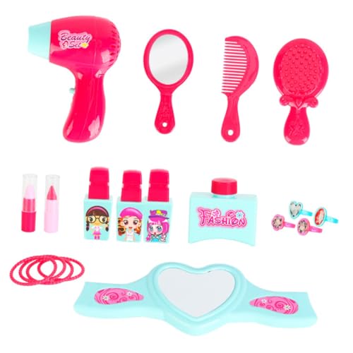 BCOATH 1 Schachtel Kinderschminkkoffer Mädchen Kosmetikset Simulation Makeup Toy Langlebig Sicher mit Aufbewahrungskoffer für Rollenspiele und Geschenk für Rosa von BCOATH