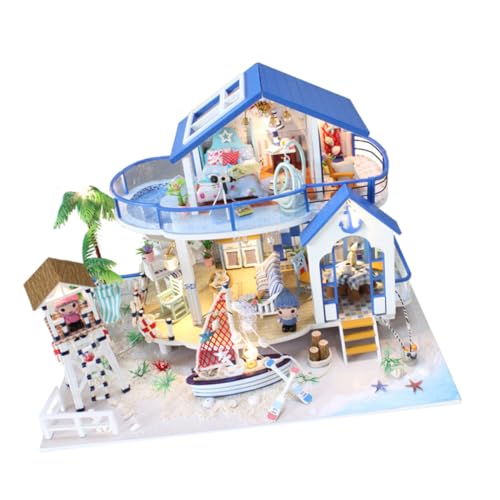 BCOATH 1 Set DIY Miniatur Villa Modellbau Bausatz Kreatives Handwerks Für Und Erwachsene Bastelset Zum Zusammenbauen Eines Einzigartigen Miniaturhauses BCOATH 1 Set DIY Miniatur Villa Modellbau Bausatz Kreatives Handwerks Für Und Erwachsene Bastelset Zum Zusammenbauen Eines Einzigartigen Miniaturhauses von BCOATH