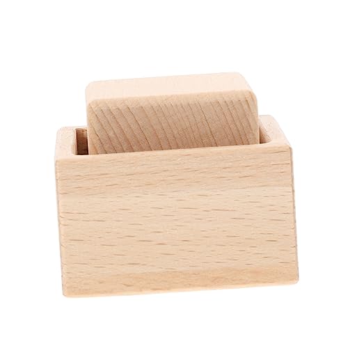 BCOATH 1 Set Form Sortierer Spielzeug Square Block Und Box Set Pädagogisches Spielzeug Holz Kind Spielzeug von BCOATH