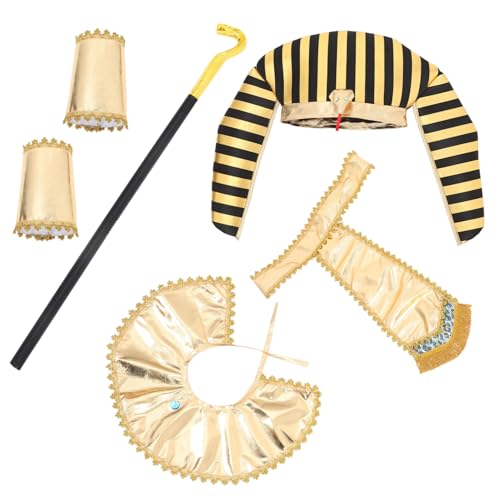 BCOATH Komplettes Ägyptisches Pharaonenkleid-zubehör Für Halloween-Partys Und Cosplay von BCOATH