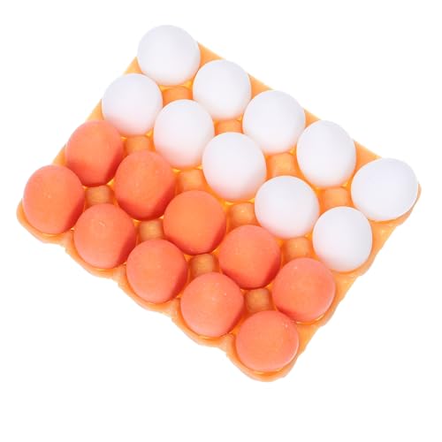 BCOATH 1 Set Miniatur-Eier Für Puppenhäuser: Tablett, Süßes Mini-lebensmittelspielzeug Für Küchenmodelle, Rollenspiele Und Realistische Puppenhaus-kulissen-Requisiten BCOATH 1 Set Miniatur-Eier Für Puppenhäuser: Tablett, Süßes Mini-lebensmittelspielzeug Für Küchenmodelle, Rollenspiele Und Realistische Puppenhaus-kulissen-Requisiten von BCOATH