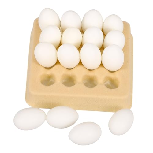 BCOATH 1 Set Puppenhaus-Eier, Mini-Eier, Miniatur-eierablage Und Ei-minihaus-Requisite BCOATH 1 Set Puppenhaus-Eier, Mini-Eier, Miniatur-eierablage Und Ei-minihaus-Requisite von BCOATH