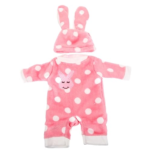 BCOATH Geburtstag Mama Baby Puppenkleidung 1 Set Puppenkleidung Für Ädchenpuppe Üße Schlafanzug Set Mit Punkten Und Hasenmotiv Perfektes Puppenkostü Für von BCOATH
