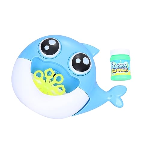 BCOATH 1 Stück Dolphin Blasen Maschine seifenblasenmaschine für Bubble Machine for Crab Bubble Machine Seifenblasenset automatische Krabbenblasenmaschine Blue von BCOATH