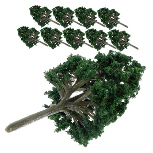BCOATH 10 Stück Mini Szenenbaum Miniatur Verschiedene Landschaftsbäume Modell Landschaft Basteln Dekor Garten Kunst Klein Künstlich Winzig Klein Dekor Eisenbahn von BCOATH