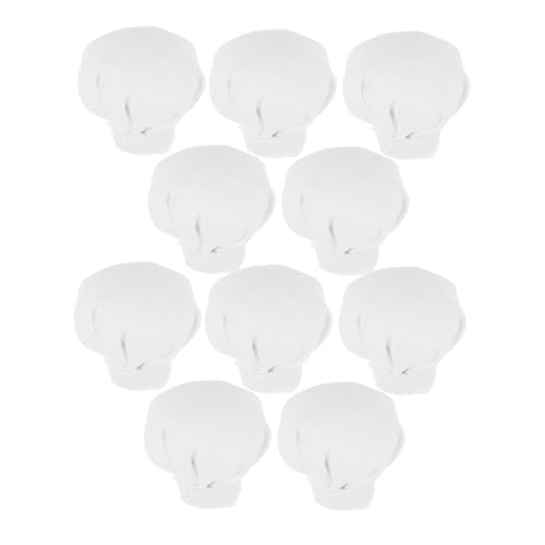 BCOATH 10 Stück Miniatur Stoffchef hüte Weiß Kleine Puppenhüte DIY Bastelzubehör Puppenkostüm Accessoires Kreative Miniaturköche Für Puppenhaus Dekoration BCOATH 10 Stück Miniatur Stoffchef hüte Weiß Kleine Puppenhüte DIY Bastelzubehör Puppenkostüm Accessoires Kreative Miniaturköche Für Puppenhaus Dekoration von BCOATH
