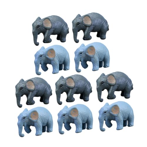 BCOATH 10 Stück Teiliges Mini Figuren Realistische PVC Tier Dekoration und Langlebig als Kuchenaufleger und Garten Accessoire Vielseitig für Spiel und Szenengestaltung Geeignet von BCOATH