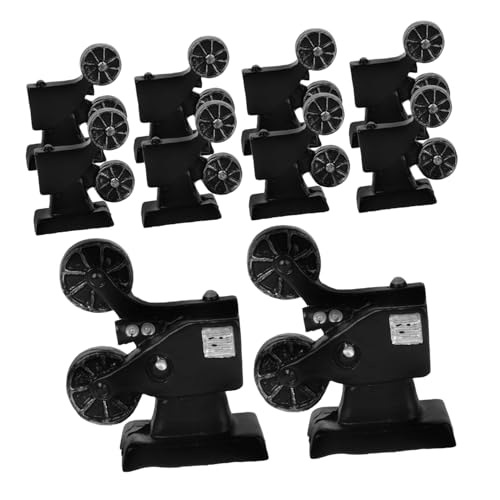 BCOATH 10 Stück Vintage Projektor Figur Mini Harz Film Film Projektor Ornament Modell Mikro Figur Prop Puppenhaus Miniatur Modell von BCOATH