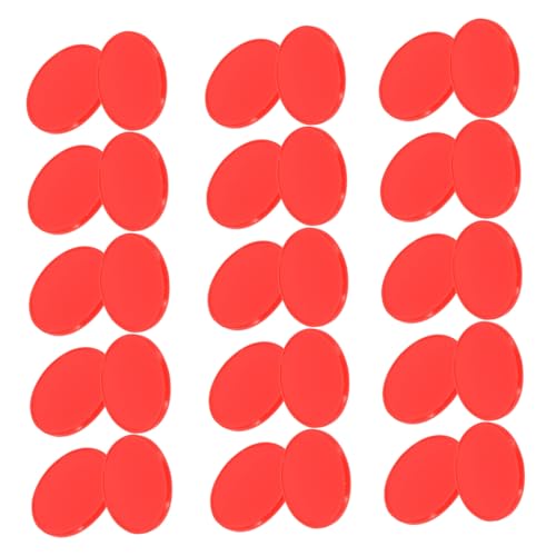 BCOATH 100 Stück Teiliges Kleine Bunte Spielchips aus Abs Kunststoff Leichte Lernzähler für Belohnungs Zählmünzen für Familien Klassenzimmer-Spiele von BCOATH