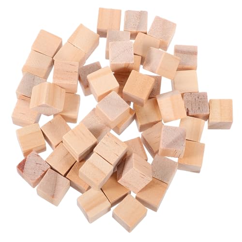 BCOATH 100Stücke Holzbausteine für Unfertige Holzklötze Würfelspielzeug DIY Puzzle und Bastelmaterial für Kreative Spielideen und Farbverständnis BCOATH 100Stücke Holzbausteine für Unfertige Holzklötze Würfelspielzeug DIY Puzzle und Bastelmaterial für Kreative Spielideen und Farbverständnis von BCOATH