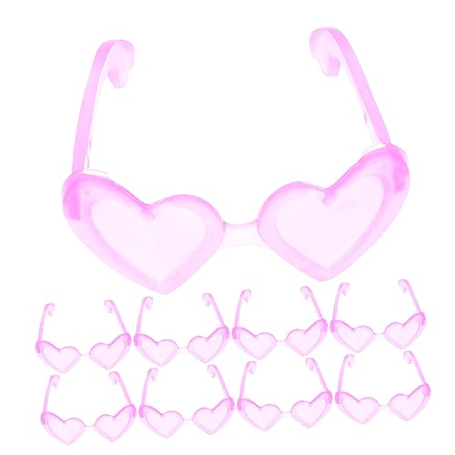 BCOATH 100Stücke Puppenbrillen Mini Sonnenbrille Puppenzubehör für Entzückende Requisiten für Puppenmode Leicht und Sicher für Kreative Spielwelten von BCOATH