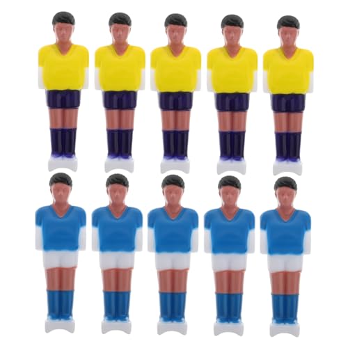 BCOATH 10pcs Foosball Ersatz Spieler Foosball Guys Figuren Tischfußball Männer Ersatz Fußball -Foosball -männer Ersatz Tischfußballzubehör C. von BCOATH