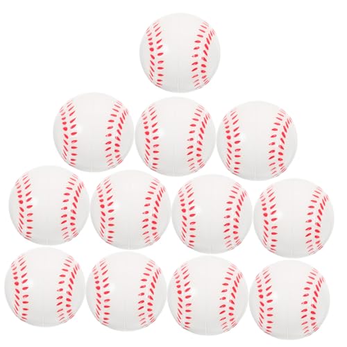 BCOATH 12 Stück Baseballs Tragbar Zum Drücken Für Erwachsene Flexibel Federnd Elastisch Für Teenager Training Zappeln Weiche Bälle Teenager Sport Baseball Spieler von BCOATH
