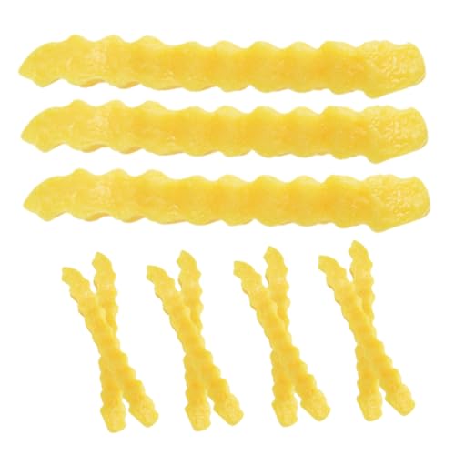 BCOATH 12 Stück Teiliges Französische Pommes Frites Modelle Realistische Deko für Küche Partys Fotografie und Restaurantpräsentationen aus PVC Leicht zu Reinigen und Langlebig BCOATH 12 Stück Teiliges Französische Pommes Frites Modelle Realistische Deko für Küche Partys Fotografie und Restaurantpräsentationen aus PVC Leicht zu Reinigen und Langlebig von BCOATH