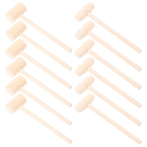 BCOATH 12 Stück Teiliges Holzspielzeug Mini Hämmer für Sicherer Glatter Holzhammer Multifunktional als Kuchenklopfer Geeignet Langlebig für Montessori Motorikspielzeug Ab Jahren BCOATH 12 Stück Teiliges Holzspielzeug Mini Hämmer für Sicherer Glatter Holzhammer Multifunktional als Kuchenklopfer Geeignet Langlebig für Montessori Motorikspielzeug Ab Jahren von BCOATH