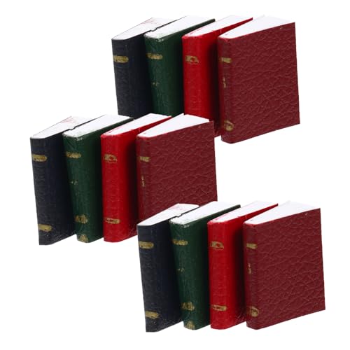 BCOATH 12 Stück Teiliges Set Mini Bücher für Puppenhaus Dekoration Realistische Buchmodelle aus Sicher und Praktisch für Kreative Spielzeuge und Puppenhaus Zubehör BCOATH 12 Stück Teiliges Set Mini Bücher für Puppenhaus Dekoration Realistische Buchmodelle aus Sicher und Praktisch für Kreative Spielzeuge und Puppenhaus Zubehör von BCOATH