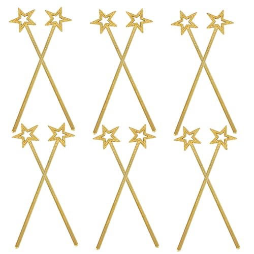 BCOATH 12 Stück Teiliges Stern-zauberstäbe mit Glitzerstern Prinzessin Engel Fee Kostüm Requisiten für Rollenspiel Geburtstag Party Halloween Weihnachten Cosplay BCOATH 12 Stück Teiliges Stern-zauberstäbe mit Glitzerstern Prinzessin Engel Fee Kostüm Requisiten für Rollenspiel Geburtstag Party Halloween Weihnachten Cosplay von BCOATH