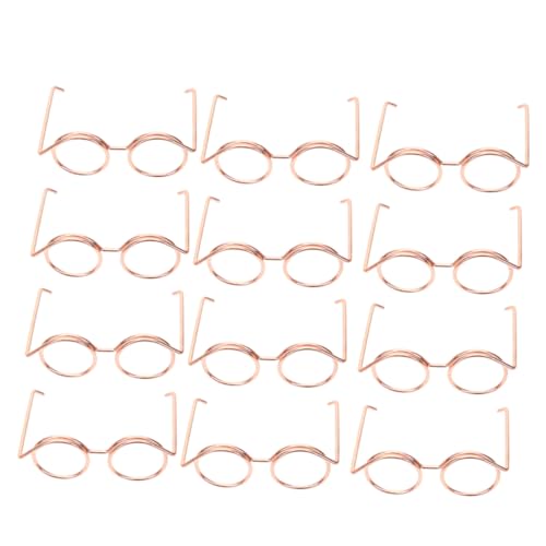 BCOATH 12Stücke Teiliges Mini Puppenbrille aus Rahmenlose Brille für Puppenzubehör Ergänzung für Puppenoutfits und DIY Projekte für Kreative Fotografie BCOATH 12Stücke Teiliges Mini Puppenbrille aus Rahmenlose Brille für Puppenzubehör Ergänzung für Puppenoutfits und DIY Projekte für Kreative Fotografie von BCOATH