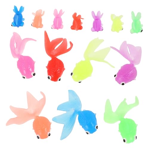 BCOATH 14 Stück Teiliges Realistische Schwimmende Goldfisch Figuren aus Sicherem Kunststoff Lebensechte Miniatur Fische für Aquarium Mini Garten Tischdeko und Teich Bunte Meeresbewohner BCOATH 14 Stück Teiliges Realistische Schwimmende Goldfisch Figuren aus Sicherem Kunststoff Lebensechte Miniatur Fische für Aquarium Mini Garten Tischdeko und Teich Bunte Meeresbewohner von BCOATH