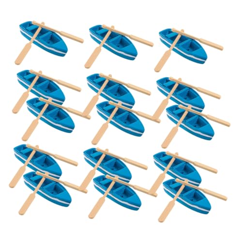BCOATH 15 Sätze Miniatur Ruderboot aus Holz mit Paddeln Stabiles Kleines Ruderboot Modell für Feengarten DIY Puppenhaus Dekoration Vielseitig für Wasserszene und Waldlandschaft BCOATH 15 Sätze Miniatur Ruderboot aus Holz mit Paddeln Stabiles Kleines Ruderboot Modell für Feengarten DIY Puppenhaus Dekoration Vielseitig für Wasserszene und Waldlandschaft von BCOATH