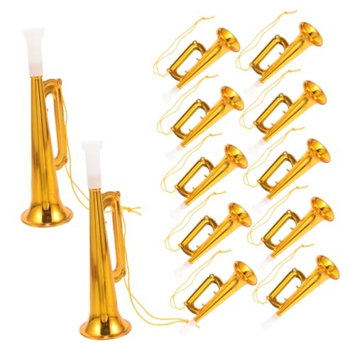 BCOATH 15 Stück Teiliges Trompetenspielzeug für Lautes Tragbares Party Sport accessoire Leichtes Kunststoff instrument zur Stimmungsförderung bei Konzerten und Feierlichkeiten von BCOATH