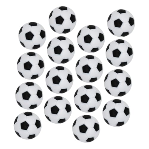 BCOATH 16 Stück Teiliges Tischfußball Ersatzbälle Mini Kickerbälle Klassisch Robuste Foosball Ausrüstung für Tischkicker für Drinnen und Unterwegs Fördert Hand Auge Koordination und von BCOATH