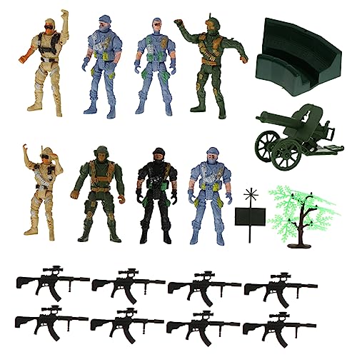 BCOATH 19 Stück Teiliges Militärsoldaten Spielzeugset aus Robustem Kunststoff Detailgetreue Simulation Soldier Model Figuren Bewegliche Arme Schadstofffrei Pädagogisches Armee für Eltern BCOATH 19 Stück Teiliges Militärsoldaten Spielzeugset aus Robustem Kunststoff Detailgetreue Simulation Soldier Model Figuren Bewegliche Arme Schadstofffrei Pädagogisches Armee für Eltern von BCOATH