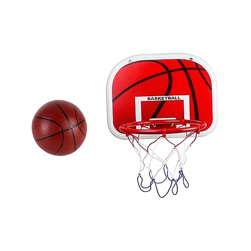BCOATH 1Satz Basketball Set Indoor Basketball Rack für Jungenzimmer Wandmontierter Basketballkorb mit Luftpumpe Hochwertiges und Platzsparend und Leicht von BCOATH