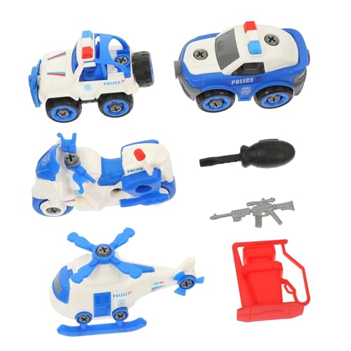 BCOATH 1Satz Bausatz Polizeiauto Set DIY Kinderfahrzeug für Jungen und Kognitives mit Robustem Material Fördert Kreativität und Motorische Fähigkeiten für Drinnen BCOATH 1Satz Bausatz Polizeiauto Set DIY Kinderfahrzeug für Jungen und Kognitives mit Robustem Material Fördert Kreativität und Motorische Fähigkeiten für Drinnen von BCOATH