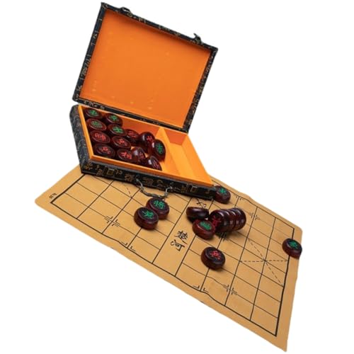BCOATH 1Satz Chinesisches Schachset aus Holz mit Aufbewahrungsbox Klassisches Design Sicheres für für Brettspielliebhaber BCOATH 1Satz Chinesisches Schachset aus Holz mit Aufbewahrungsbox Klassisches Design Sicheres für für Brettspielliebhaber von BCOATH