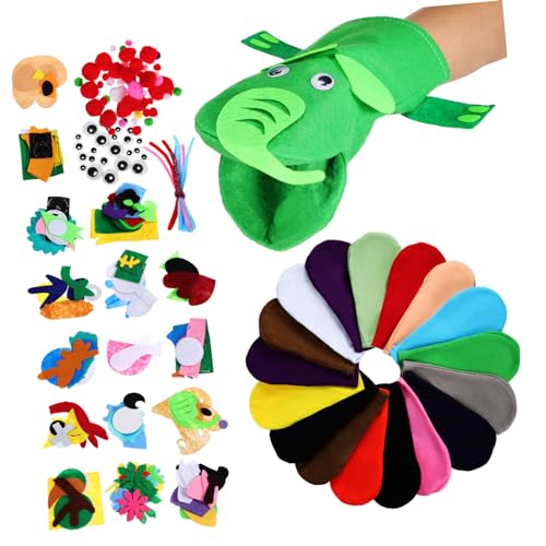 BCOATH 1Satz DIY Handpuppen aus Filz Puppenbausatz mit Verschiedenen Mustern und Farben Langlebig und Komfortabel für Kreatives Handwerk und Rollenspiele BCOATH 1Satz DIY Handpuppen aus Filz Puppenbausatz mit Verschiedenen Mustern und Farben Langlebig und Komfortabel für Kreatives Handwerk und Rollenspiele von BCOATH