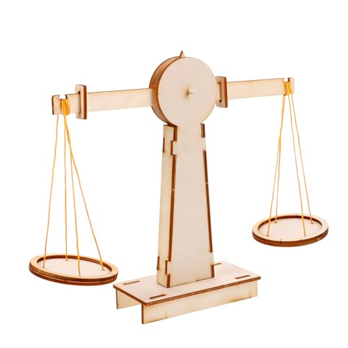 BCOATH 1Satz DIY Holzwaage für Kreatives Handwerksspielzeug Gleichgewicht und Mathematischen Fähigkeiten für Jungen und zum Kindertag von BCOATH