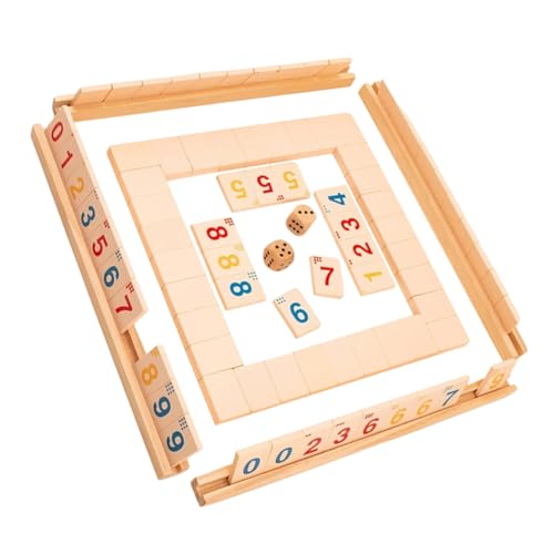 BCOATH 1Satz Eltern Junge Mädchen Holzspiel Digitales Sortierspiel Lernspielzeug für Brettspiel mit Zahlen Spaß für Ganze Familie für Pädagogische Aktivitäten von BCOATH