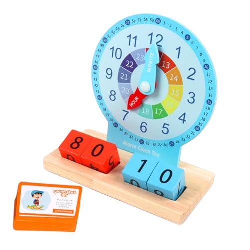 BCOATH 1Satz Holz Uhr Lernspielzeug für Pädagogisches zur Zeitverständnis Holzzeit Uhr für Kindergarten und Vorschule Sicher und Farbenfroh Perfektes für Kleine BCOATH 1Satz Holz Uhr Lernspielzeug für Pädagogisches zur Zeitverständnis Holzzeit Uhr für Kindergarten und Vorschule Sicher und Farbenfroh Perfektes für Kleine von BCOATH
