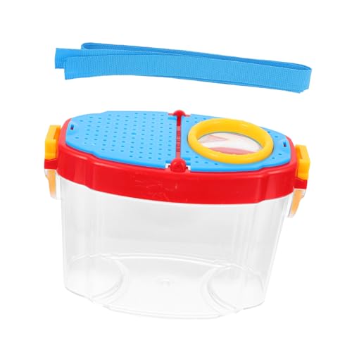 BCOATH 1Satz Insekten Beobachtungsbox für Transparente Insektensammelbox mit Lupe für Outdoor Erkundung für Wissenschaftsprojekte Naturbeobachtungen und Lernspiele von BCOATH